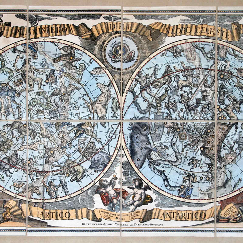 Zoffoli  Planisphère du Globe Céleste