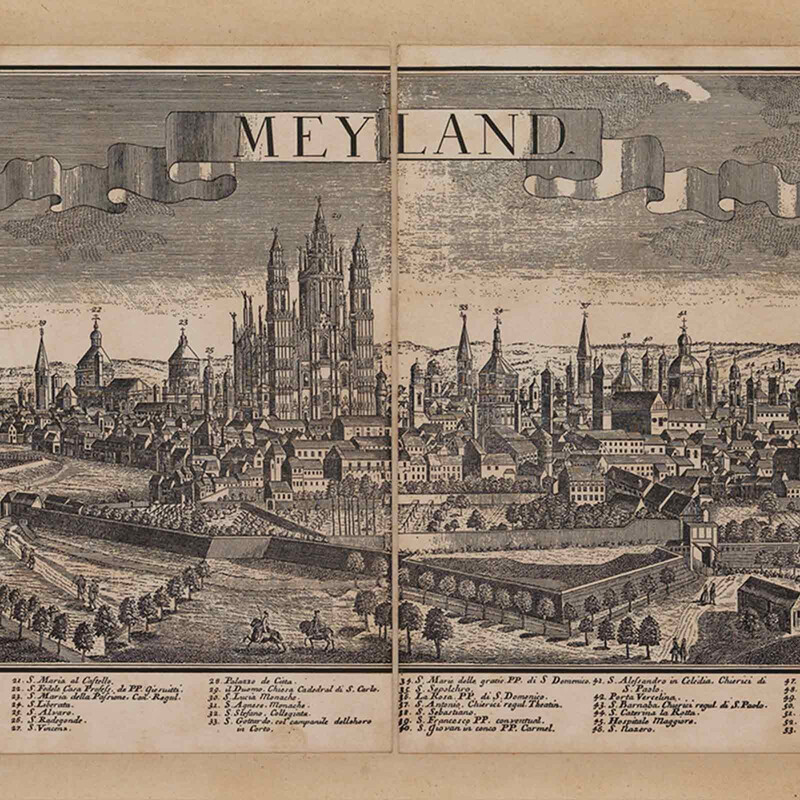 Zoffoli  Vue de Milan