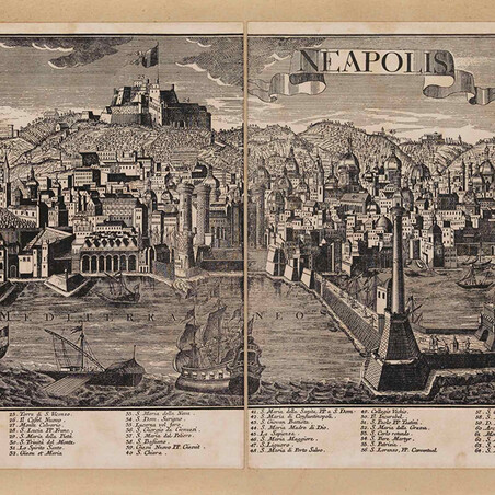 Zoffoli Ansicht von Neapel Zoffoli Ansicht von Neapel