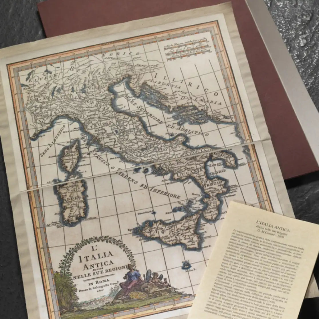 Italie antique - G. M. Cassini 1800