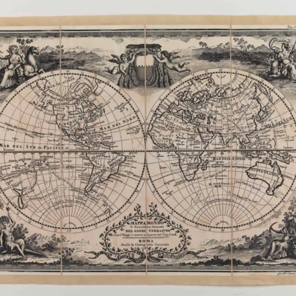 Cassini Planisphere Capt. Cook