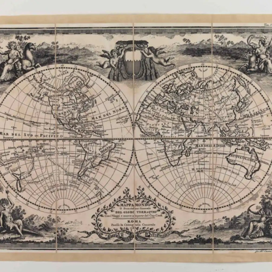 Cassini Planisphere Capt. Cook