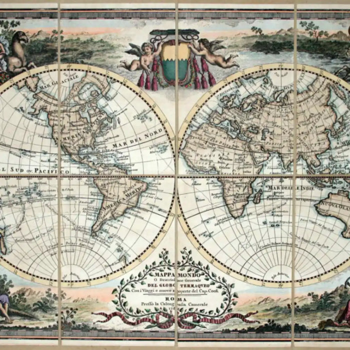 Cassini Planisphere Capt. Cook