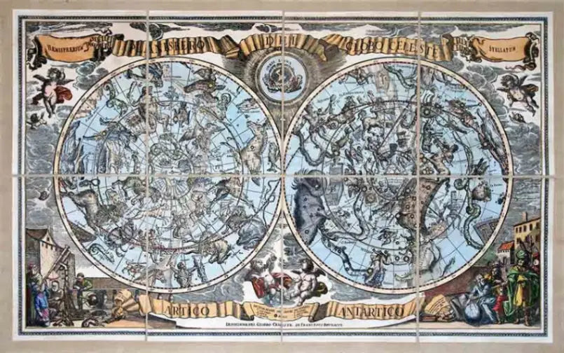 Planisfero del Globo Celeste - Brunacci