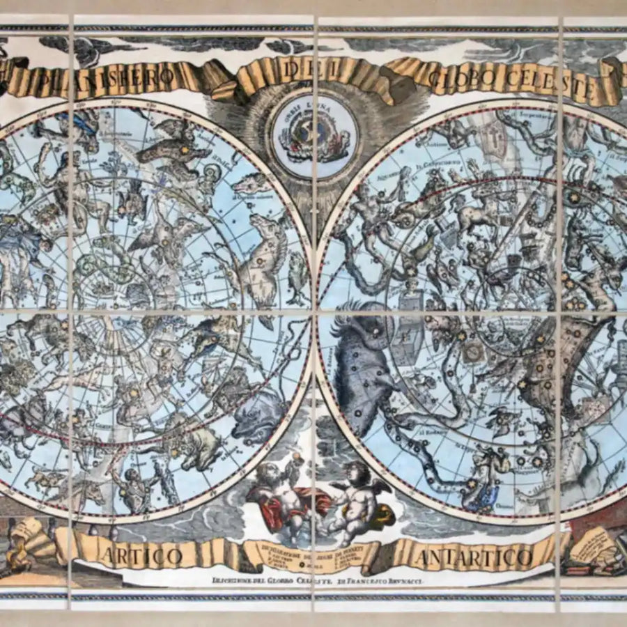 Planisfero del Globo Celeste - Brunacci