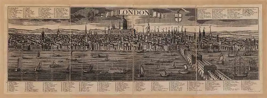 Veduta di Londra