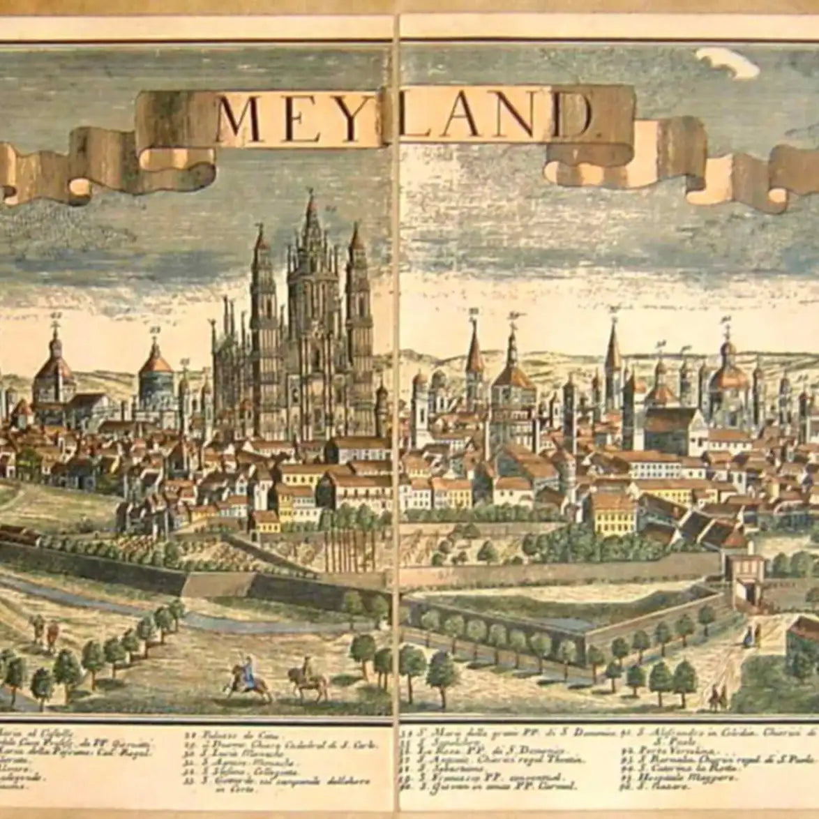 Ansicht von Mailand