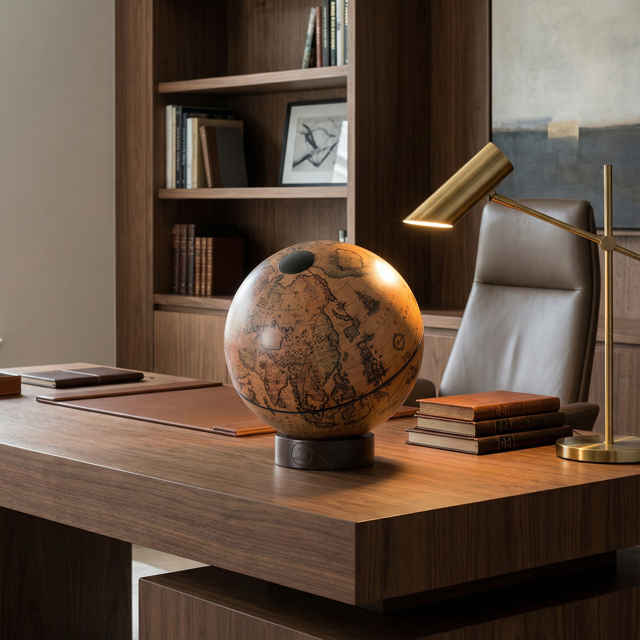 Mappamondi artigianali Zoffoli Made in Italy per arredamento ufficio e casa